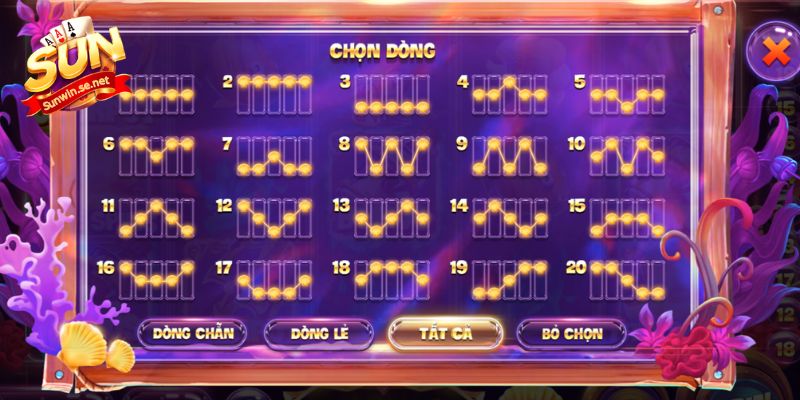 Phân tích các dòng chọn để thuận tiện quan sát